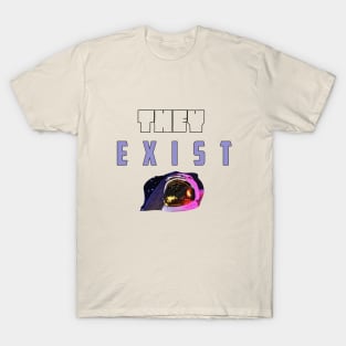 Hard to Keep a Secret - Funny Memes Astronaut Themed Alien Reference | Space and Time | Where Is Proof? T-Shirt